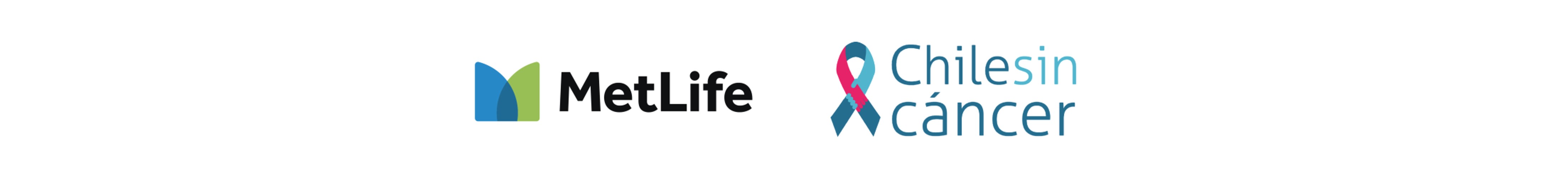 Banner de alianza entre MetLife y Chile Sin Cancer
